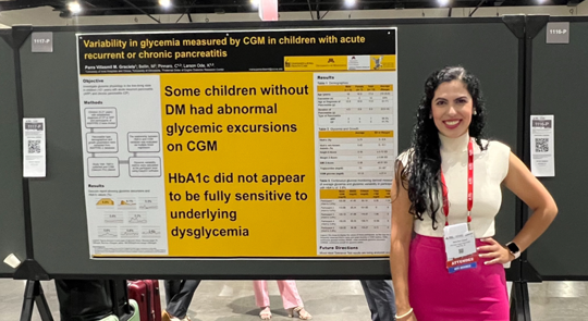 Endocrinology Fellows presenting her research