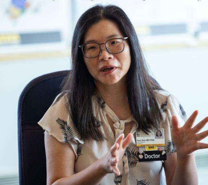 Dr. Sun participates in a Stead Family Scholar symposium