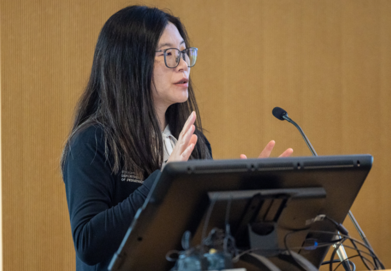 Dr. Sun presents her research at the 2025 Stead Family Scholar symposium