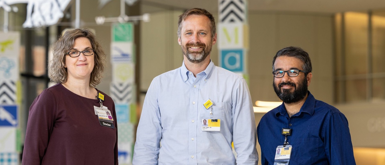 University of Iowa Health Care pediatrics team members