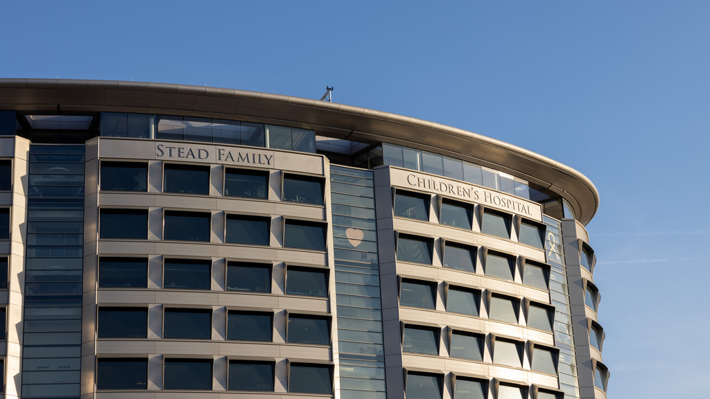 Stead Family Children’s Hospital on Wednesday, March 16, 2022.