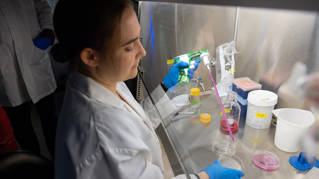 Marion Vanneste, postdoctoral research scholar in the Department of Molecular Physiology and Biophysics on Friday, Dec. 2, 2022.